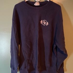 Vintage Cross Grain Lee Natural Club Weightlifting Crewneck Sweatshirt
